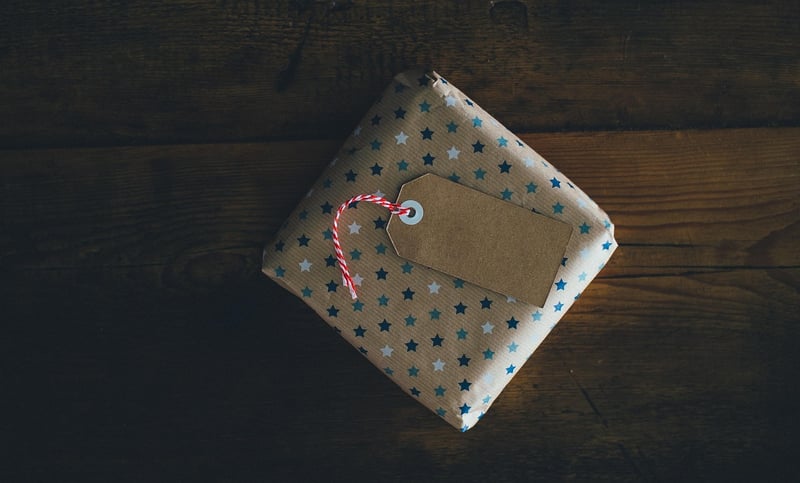 Unique gift wrapping